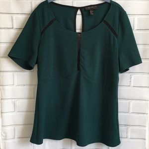 Forever 21 plus size 1X green top